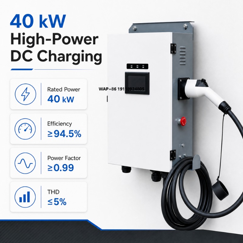Fast Ev Charger - 바닥 설치형 충전소 DC 전기차 충전소