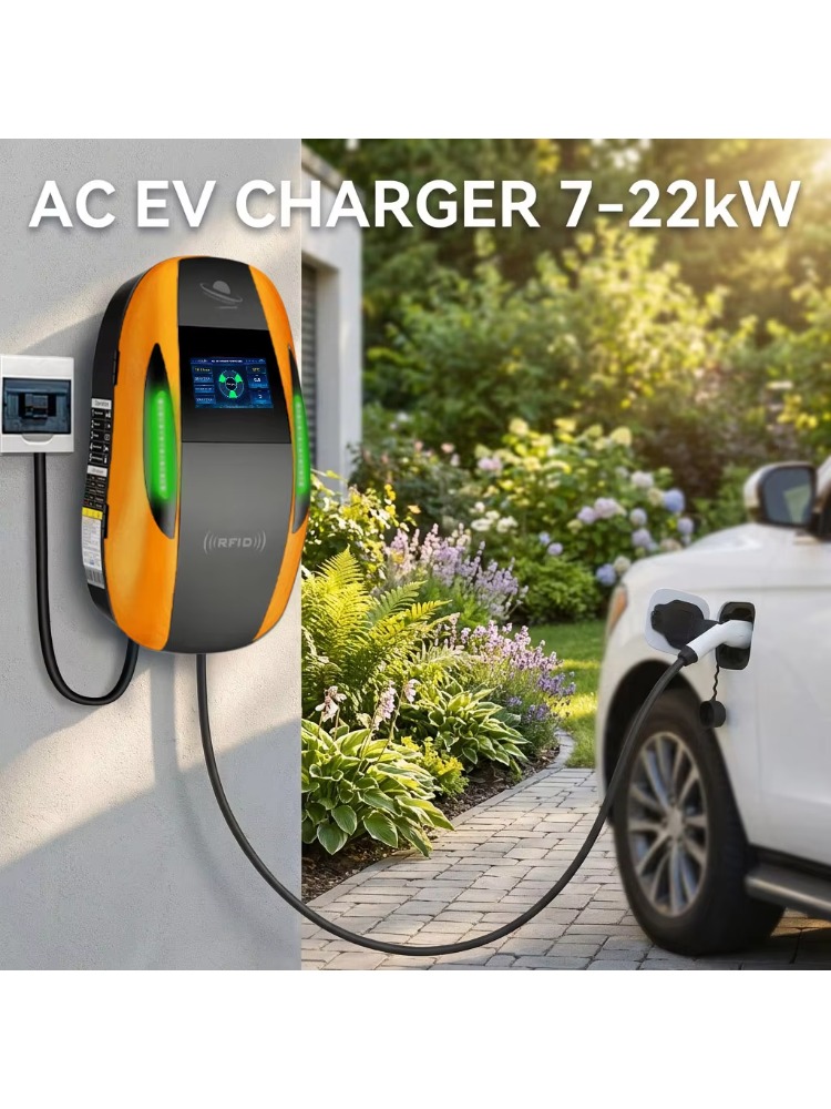IP65 방수 등급의 AC 전기차 충전기, 7kW에서  - Type 2 Charger 리뷰 및 가격
