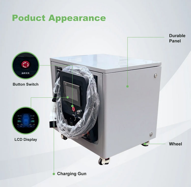 BAITU 20KW 단일 휴대용 DC 전기차 충전기 L - Portable Ev Charger 리뷰 및 가격