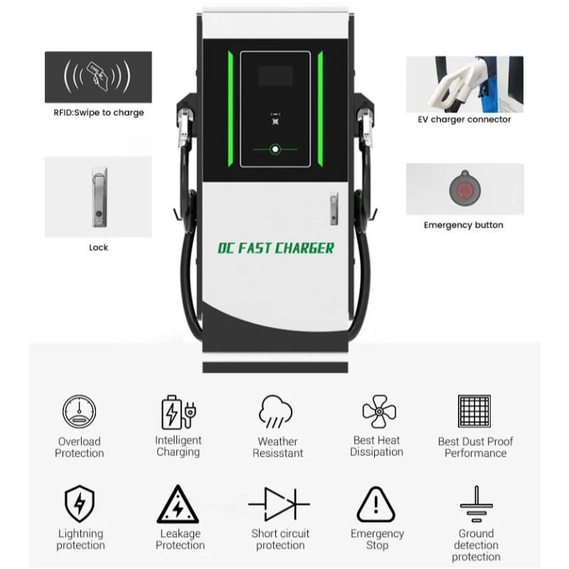 DC 전기차 충전소 30kW 월박스 고속 충전기 CCS - Dc Fast Charger 30Kw Wallbox Commercial 리뷰 및 가격