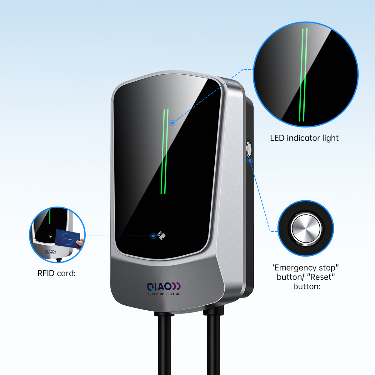 QIAO 타입 2 가정용 전기차 충전기 7.4KW/11 - Ev Charging Cable 리뷰 및 가격