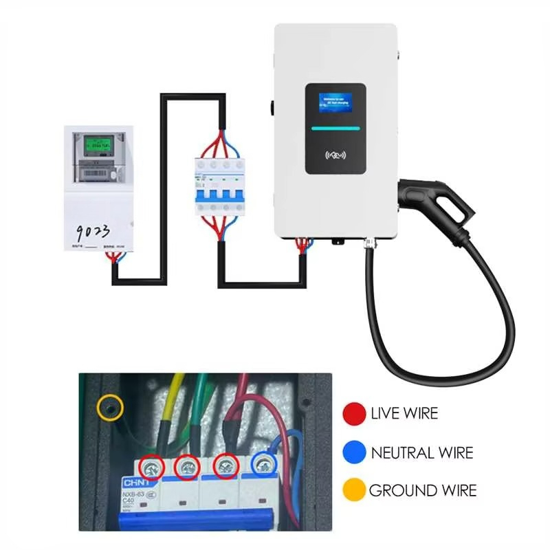 RSCHG 20kw CCS1 IP54 DC 전기차 급속 - Fast Ev Charger 리뷰 및 가격